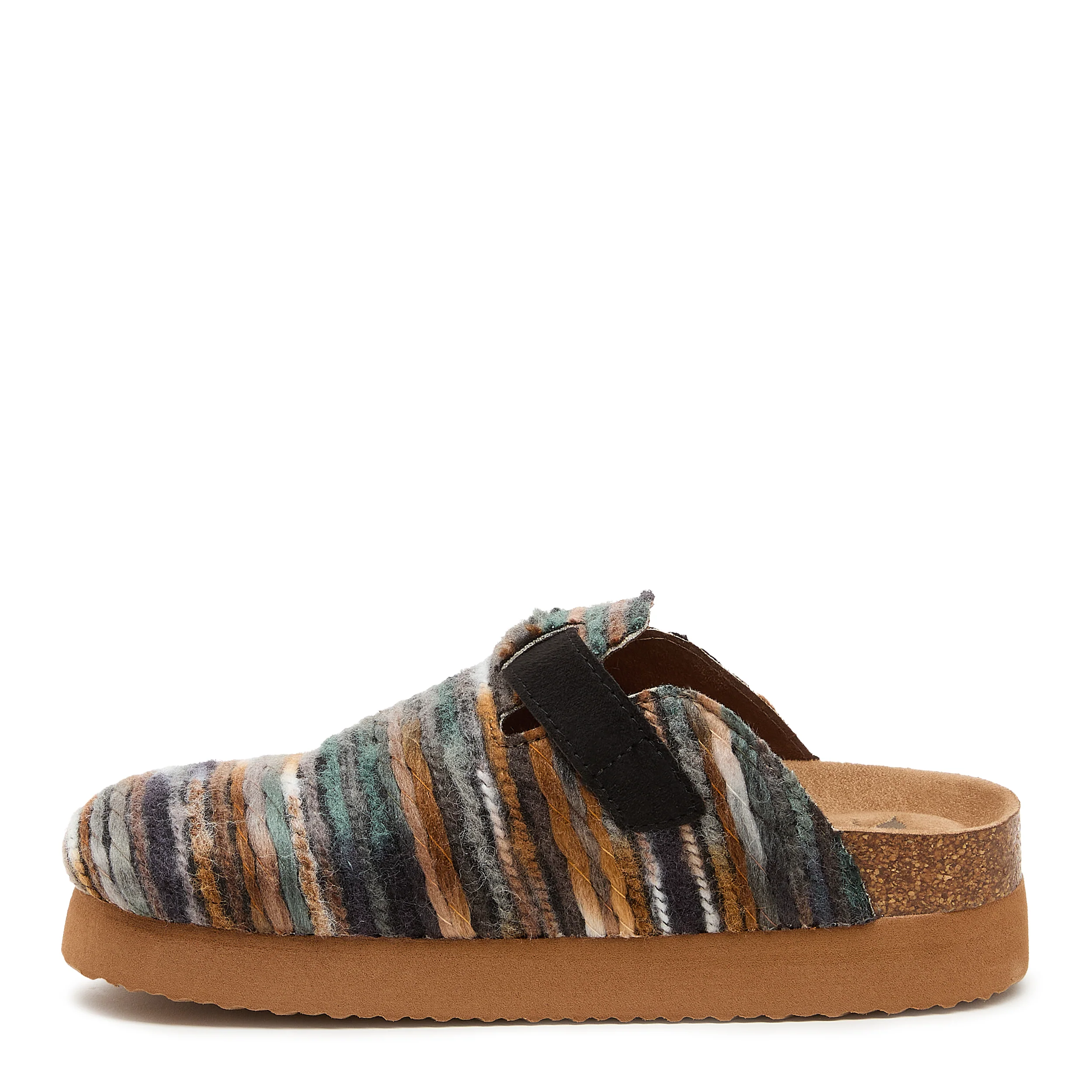 Abel Plus 2 Brown Stripe Mule - Image 3