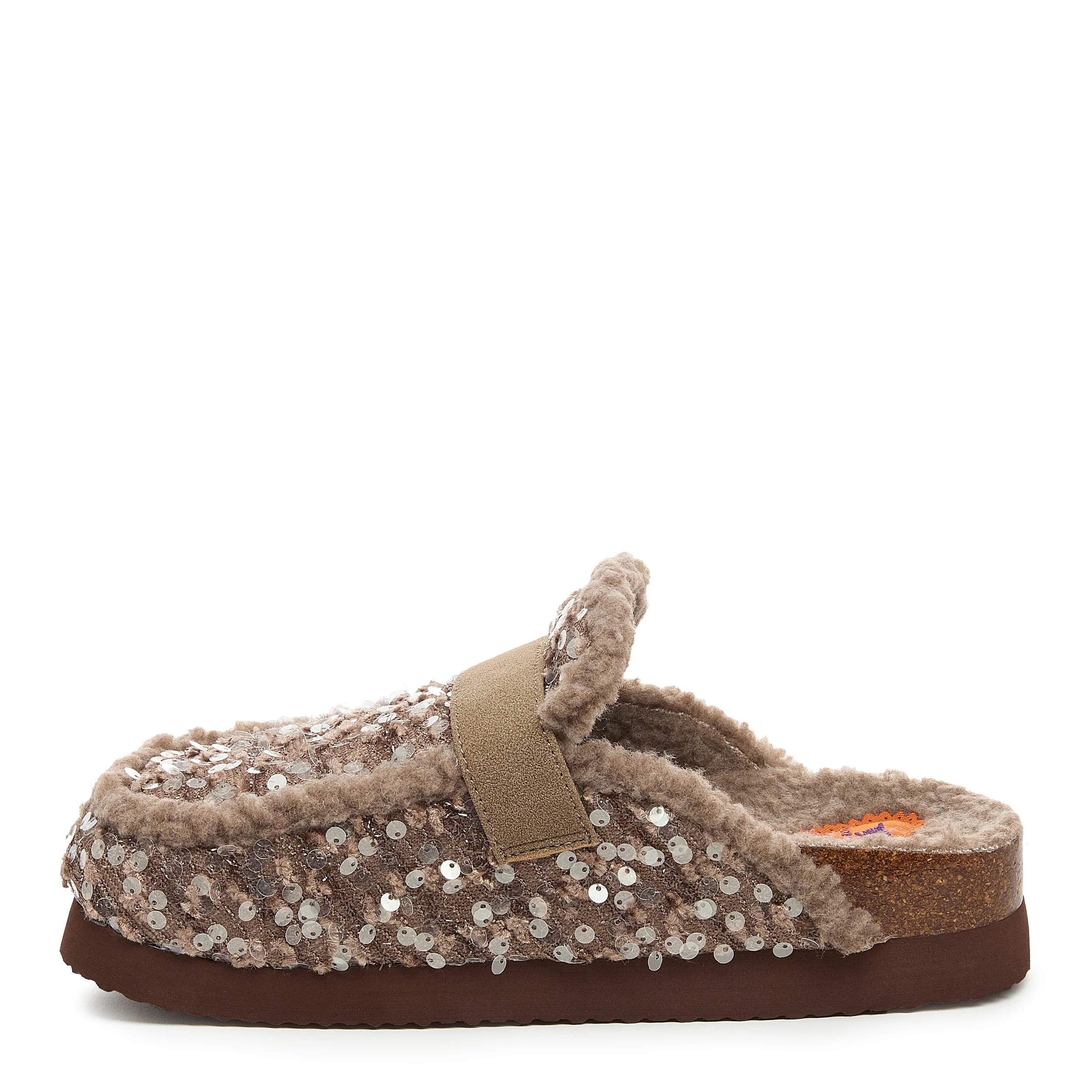 Artic Brown Sequin Mule - Image 3