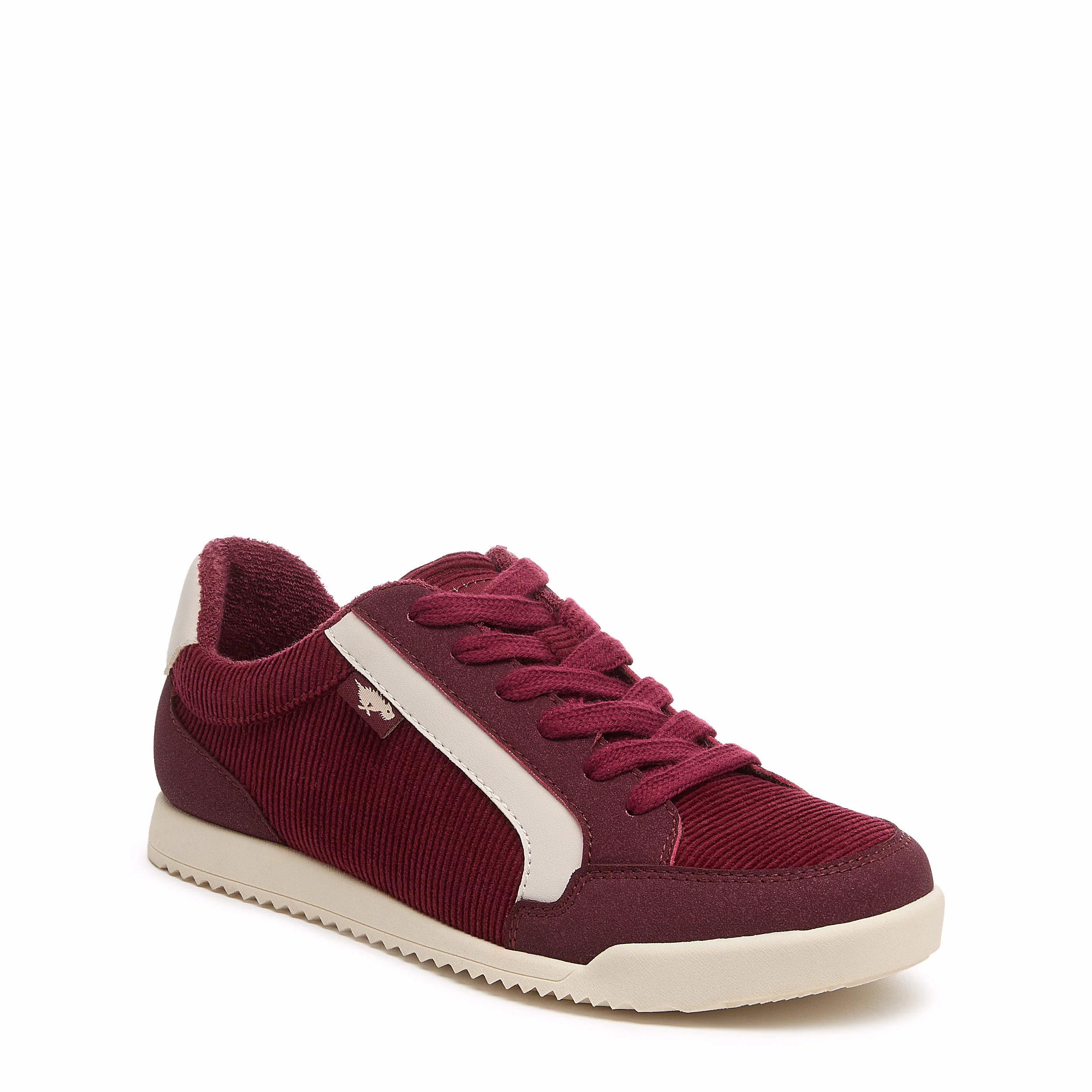 Bolt Burgundy Corduroy Sneakers - Image 3