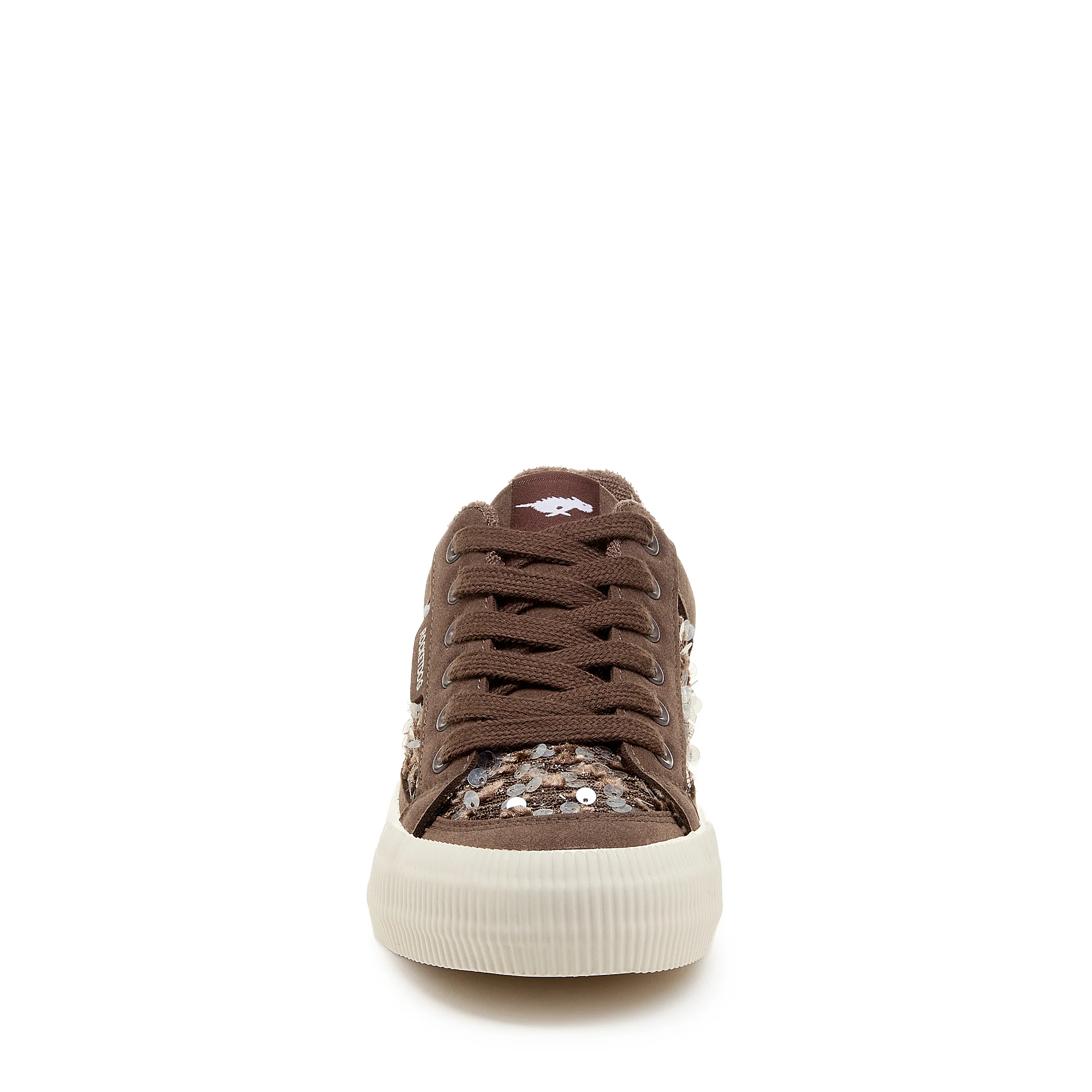 Cheery Brown Sequin Sneaker - Image 6