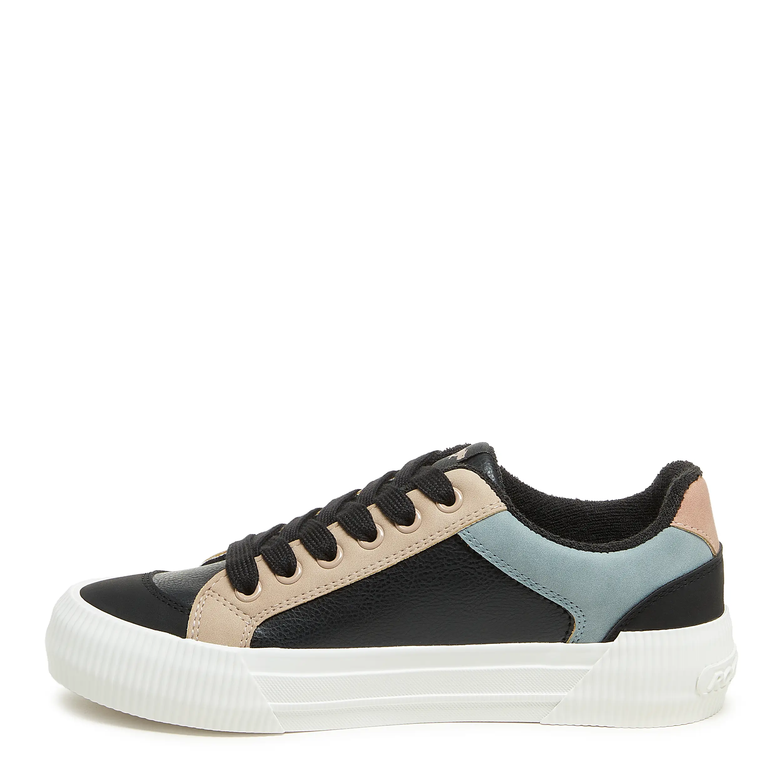 Cheery Black Color Block Sneaker - Image 5