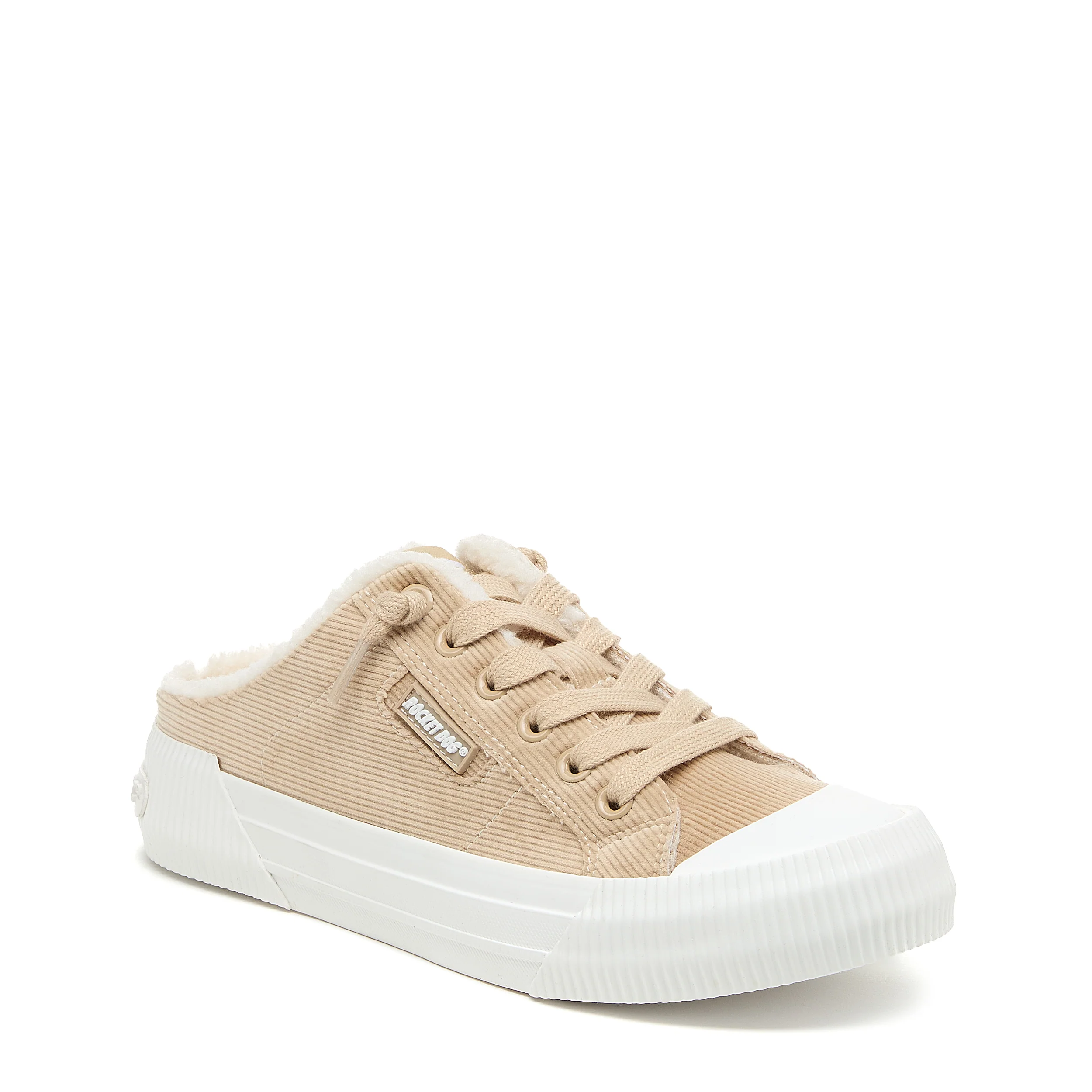 Cheery Natural Corduroy Mule Sneaker - Image 3
