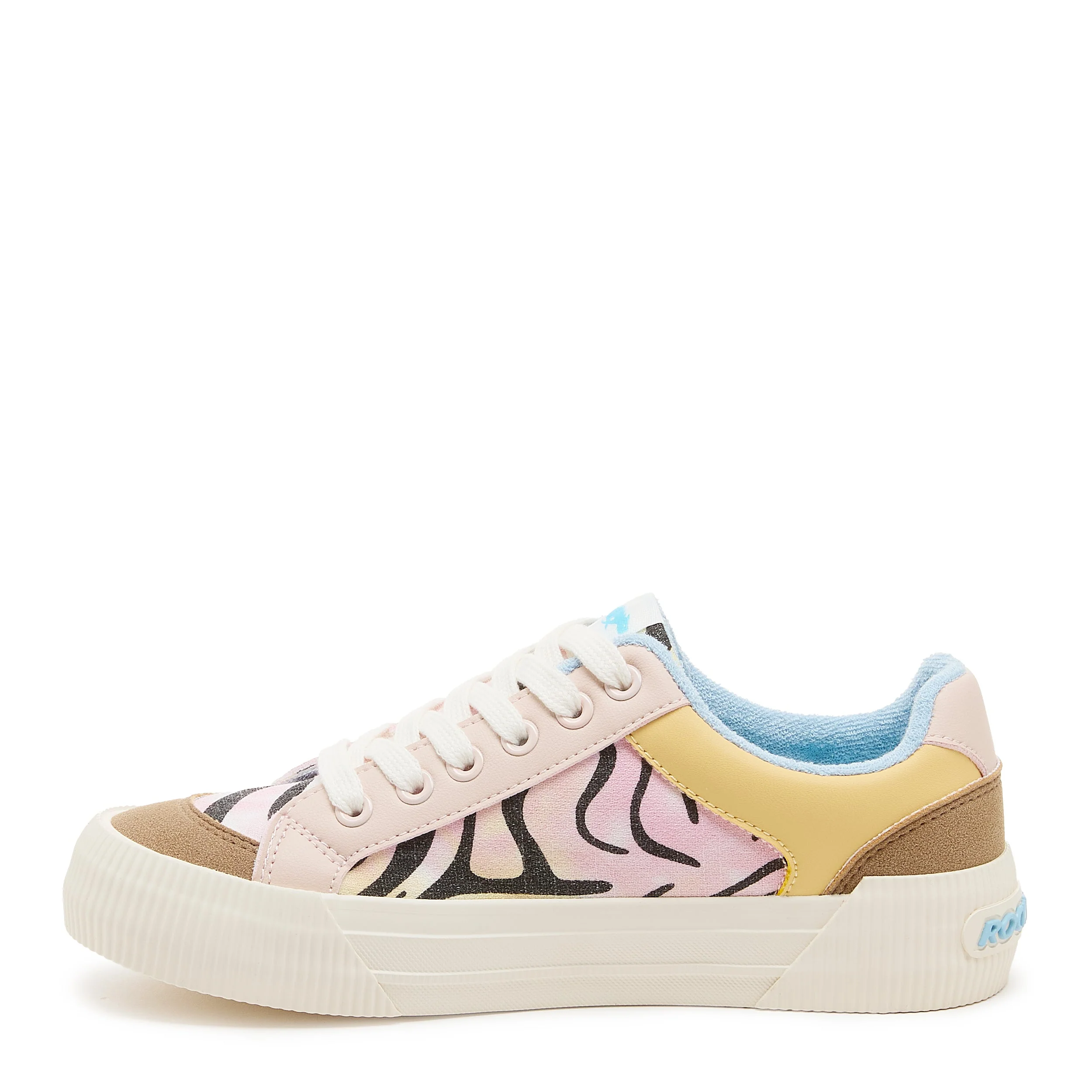 Cheery Peach Combo Color Block Sneakers - Image 3