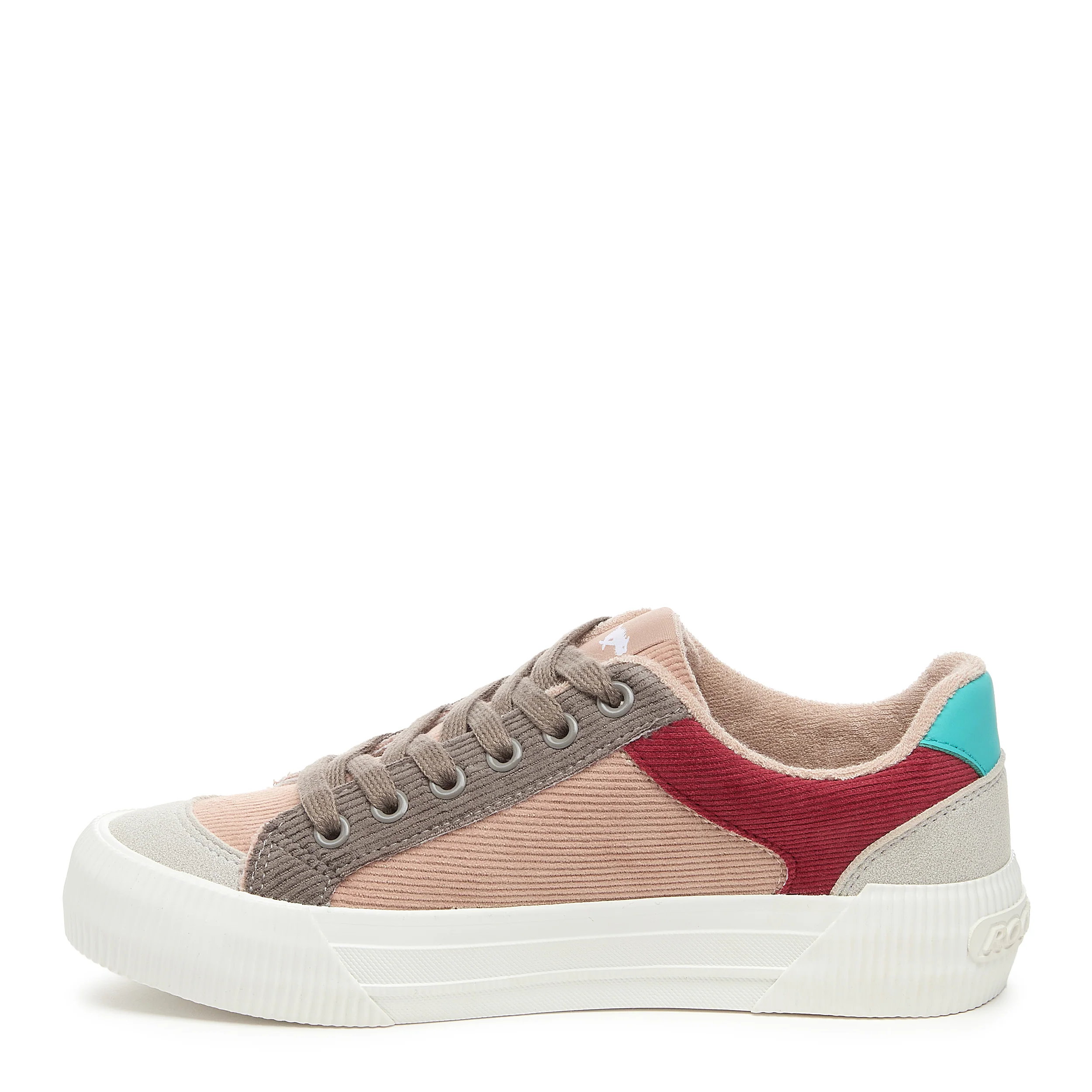 Cheery Rose Colorblock Corduroy Sneaker - Image 3