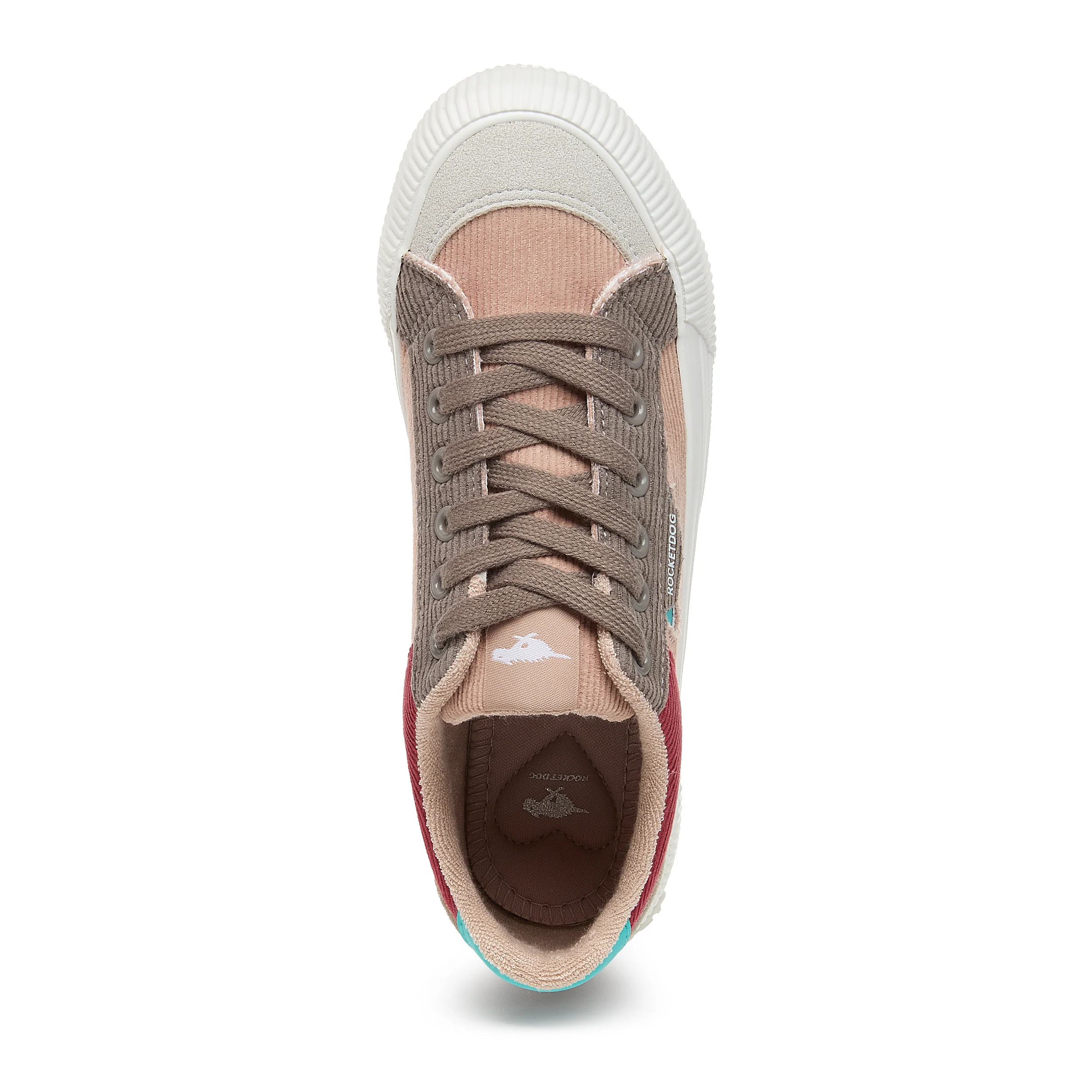 Cheery Rose Colorblock Corduroy Sneaker - Image 6