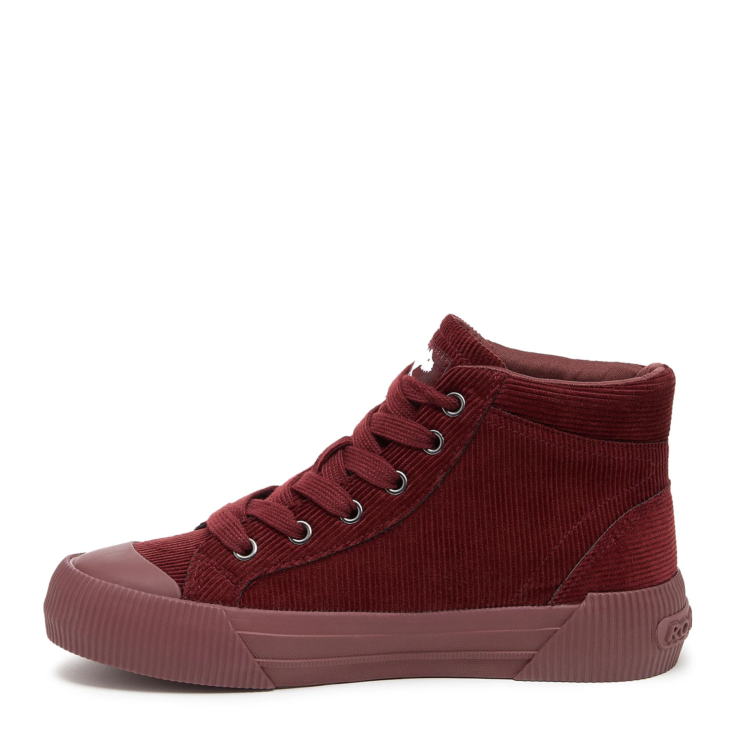 Cheery Rust Corduroy High Top Sneaker - Image 3