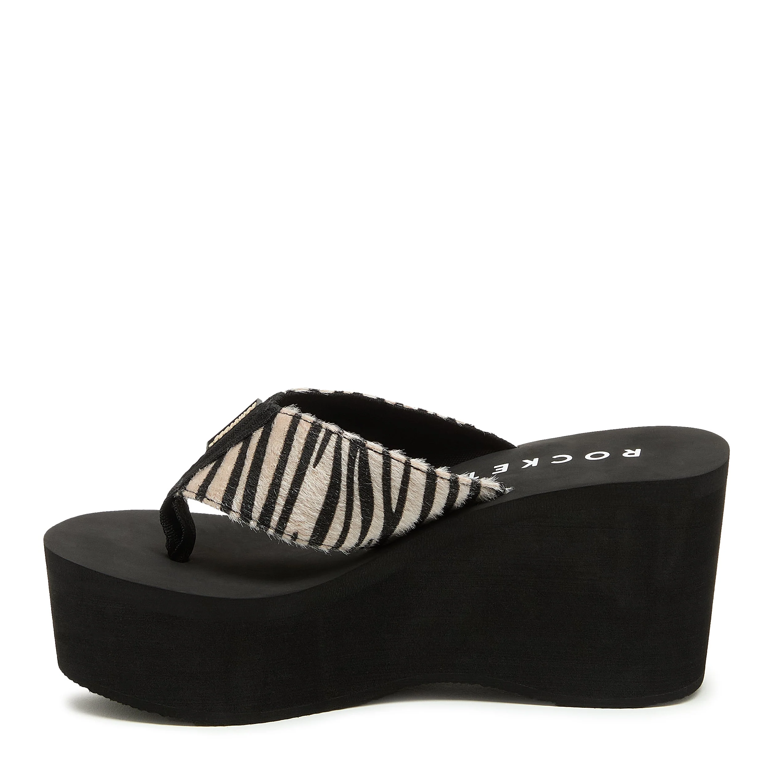 Crush Tan Animal Print Flip-Flops - Image 4