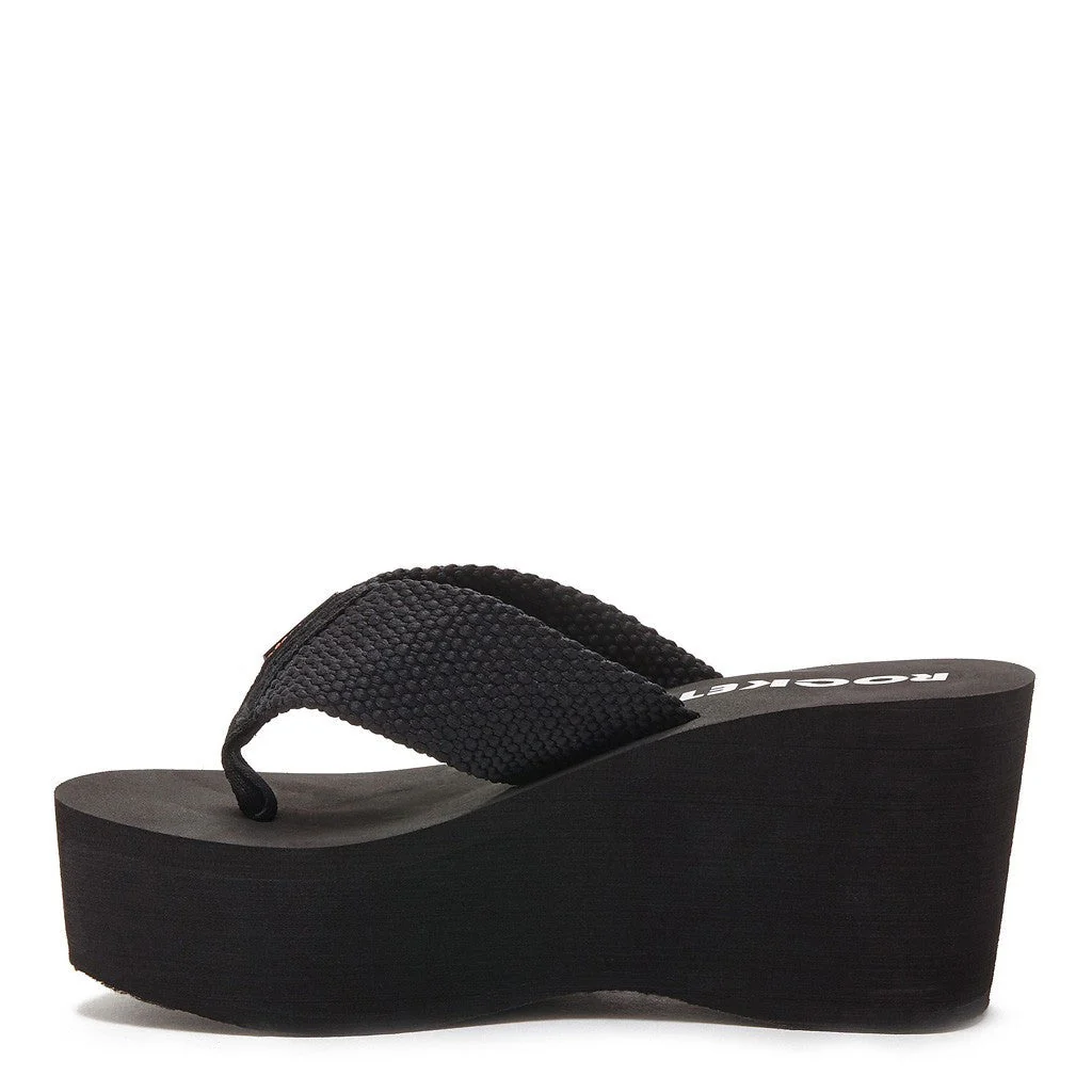 Crush Black Webbing Flip Flop - Image 5