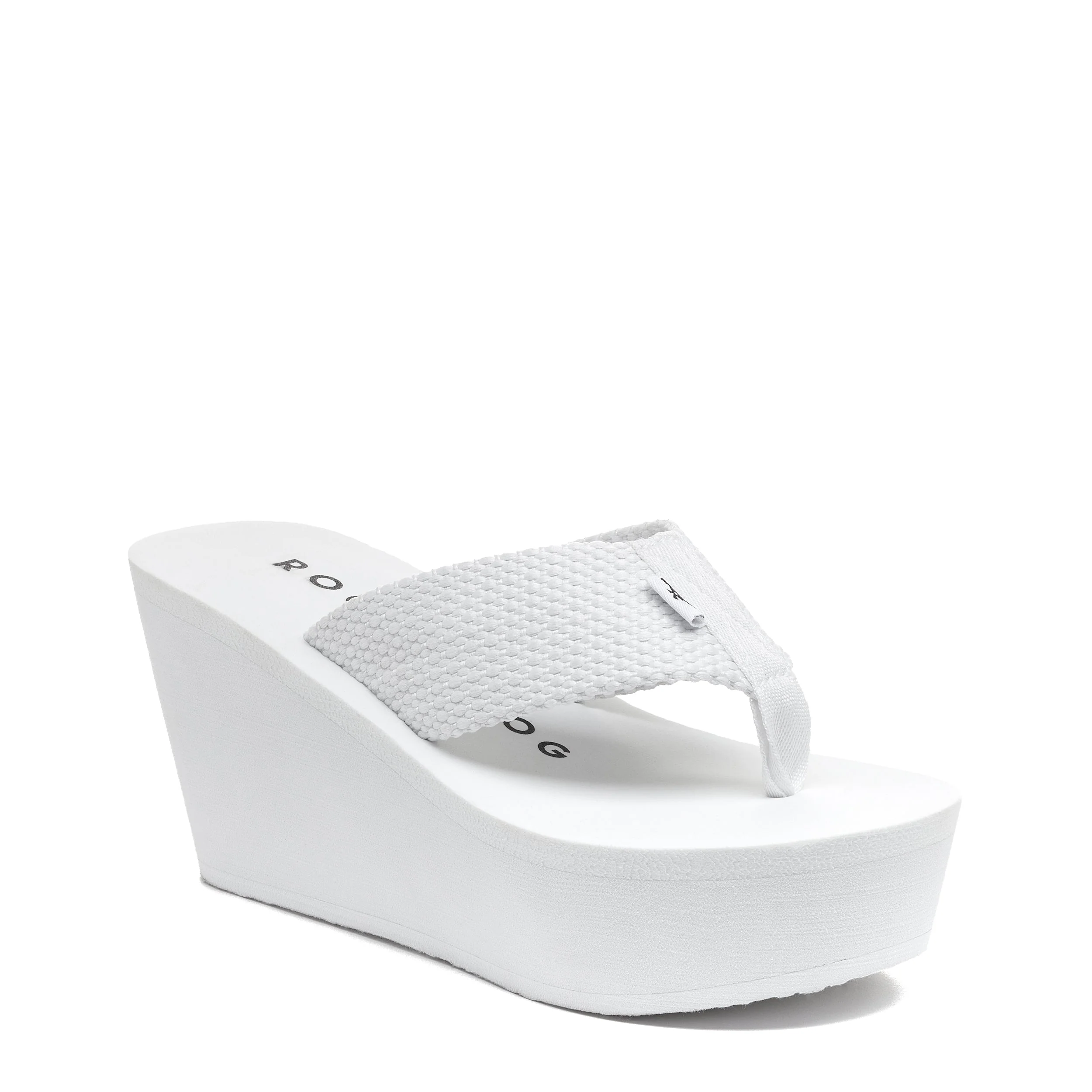 Diver White Wedge Flip Flop - Image 3