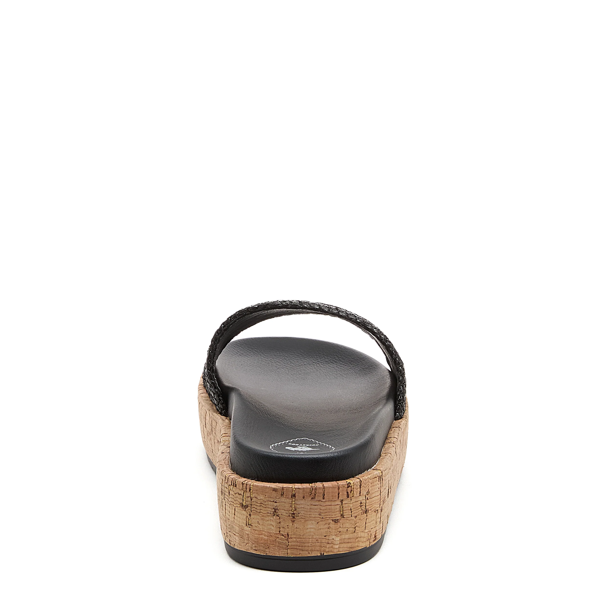Fay Black Slide Sandals - Image 4
