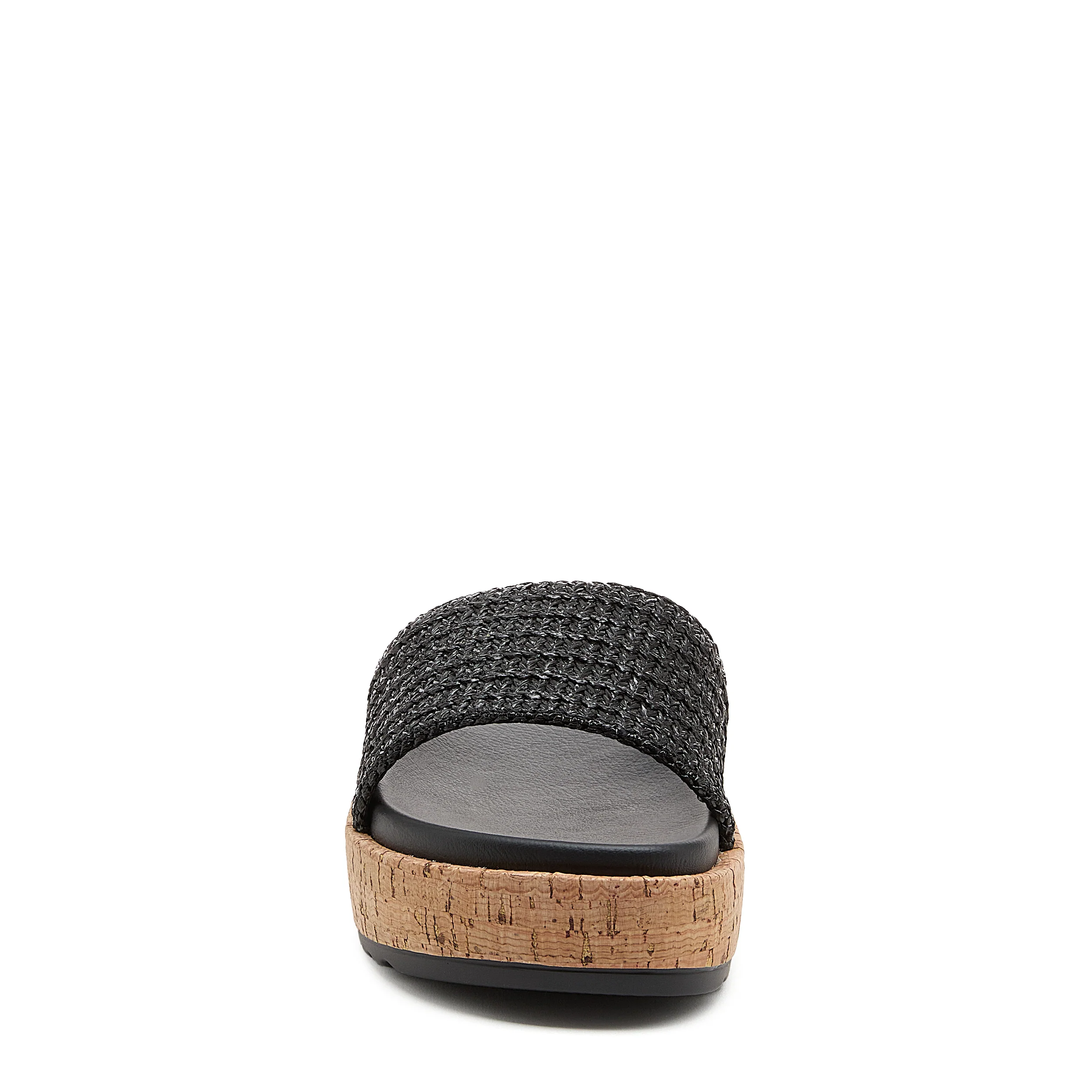 Fay Black Slide Sandals - Image 5
