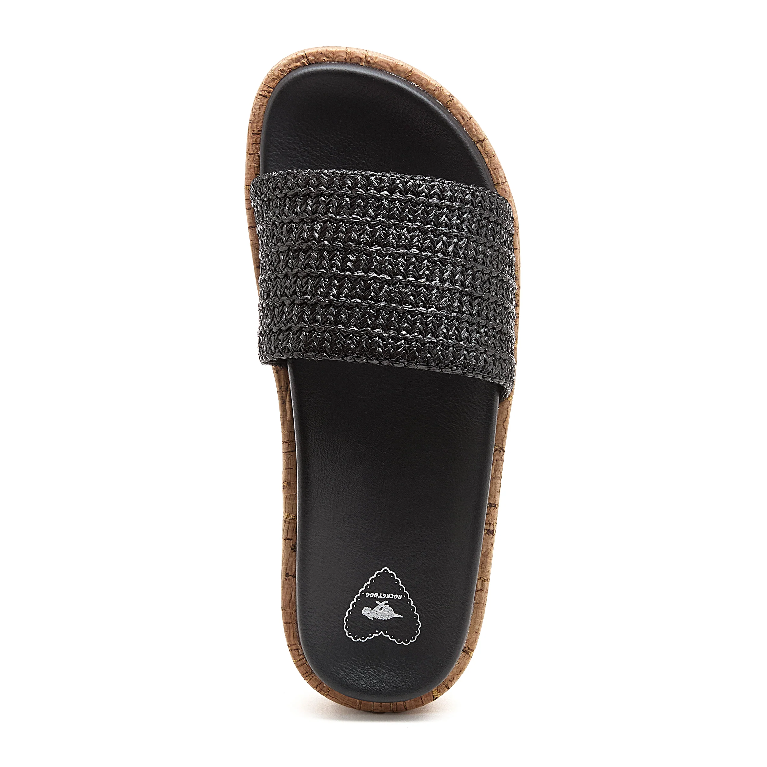 Fay Black Slide Sandals - Image 6