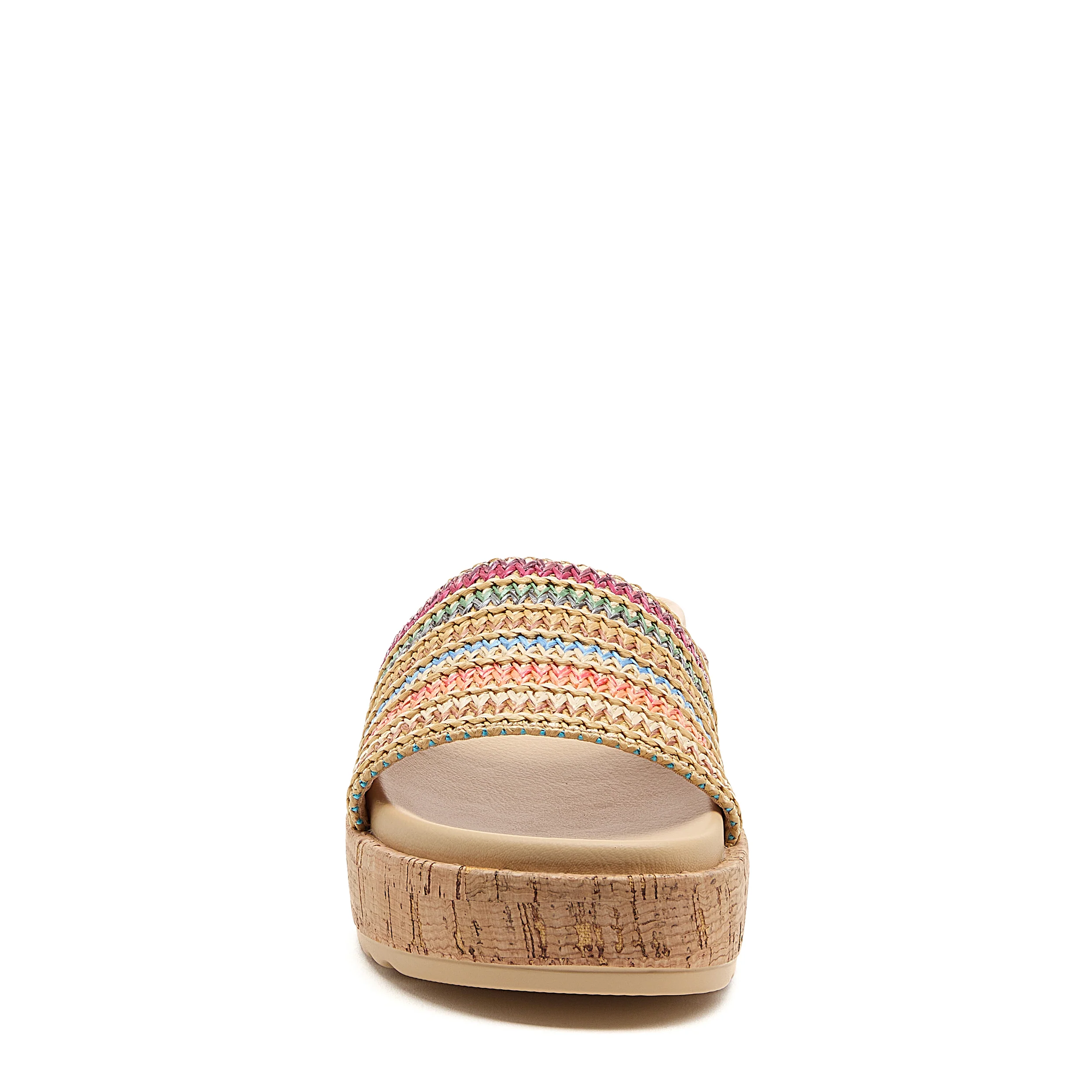 Fay Natural Slide Sandals - Image 6