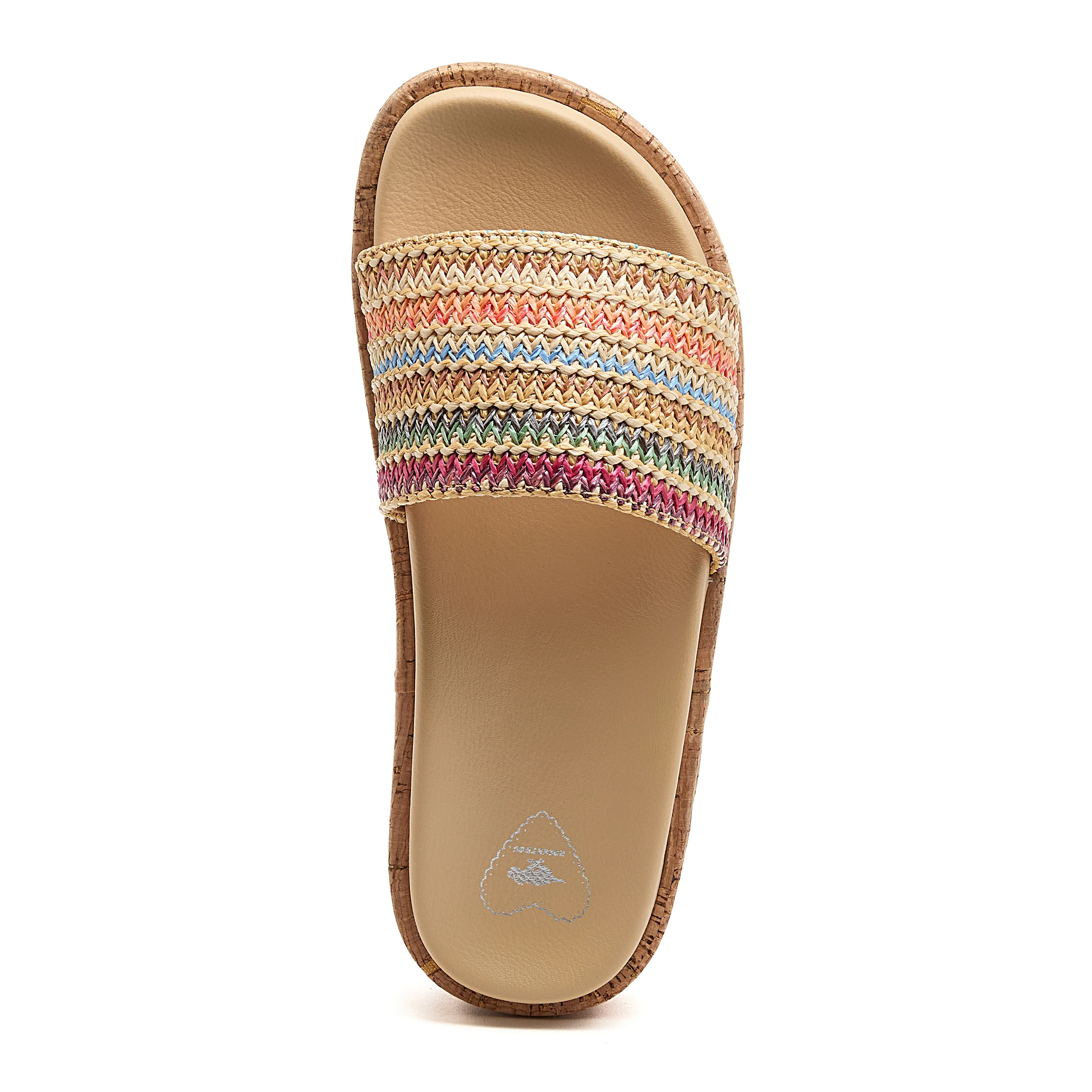 Fay Natural Slide Sandals - Image 7