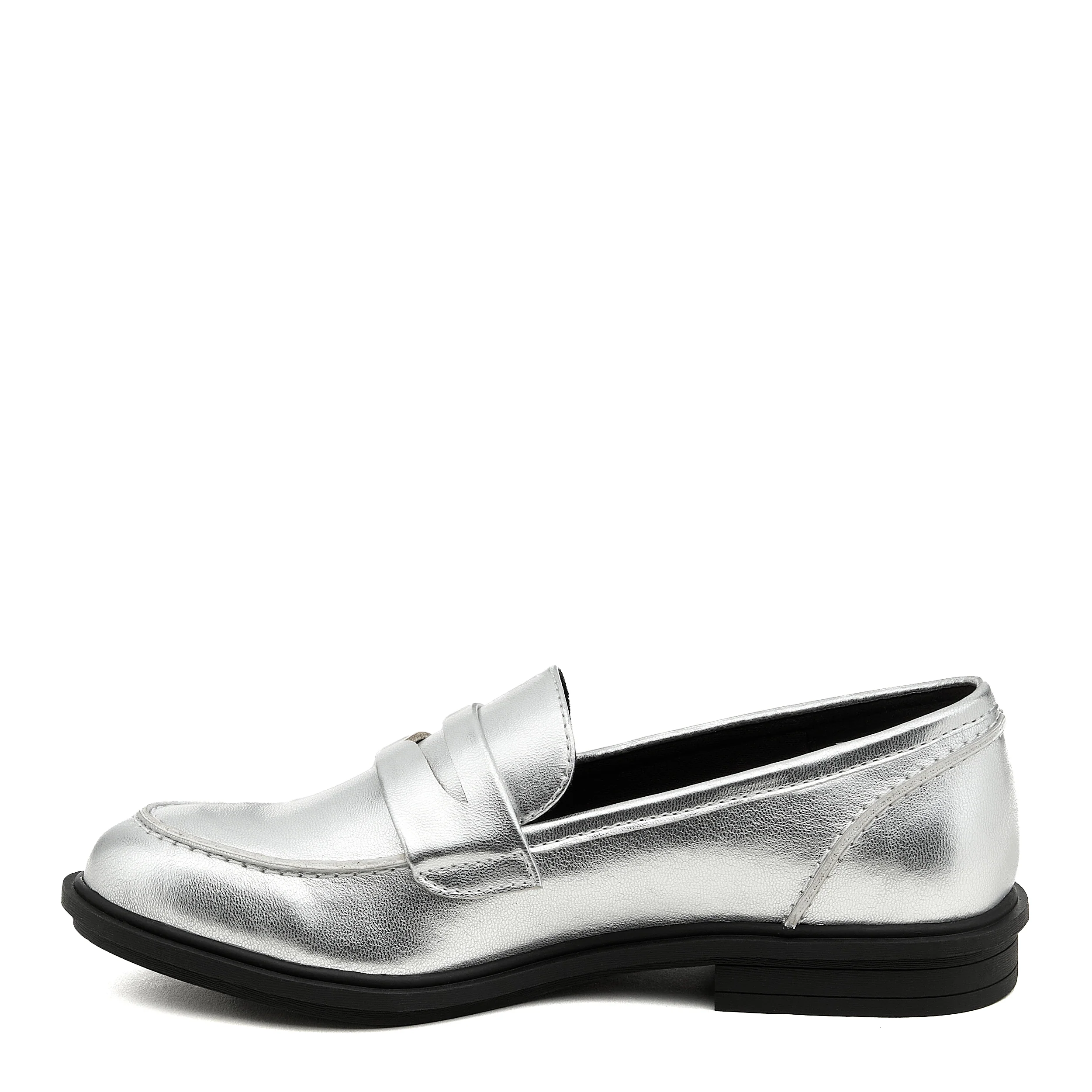 Gabby Silver Loafer - Image 4
