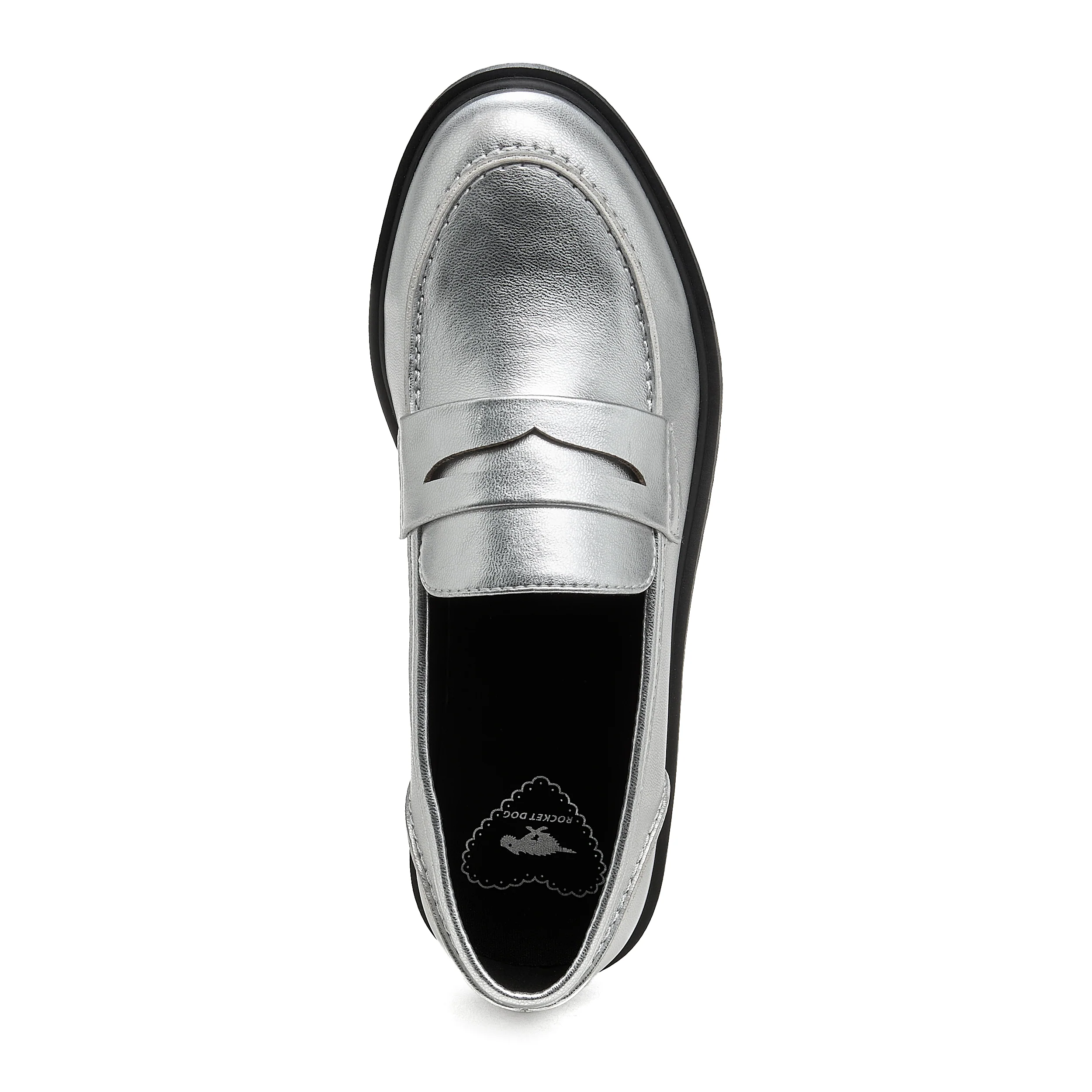 Gabby Silver Loafer - Image 6