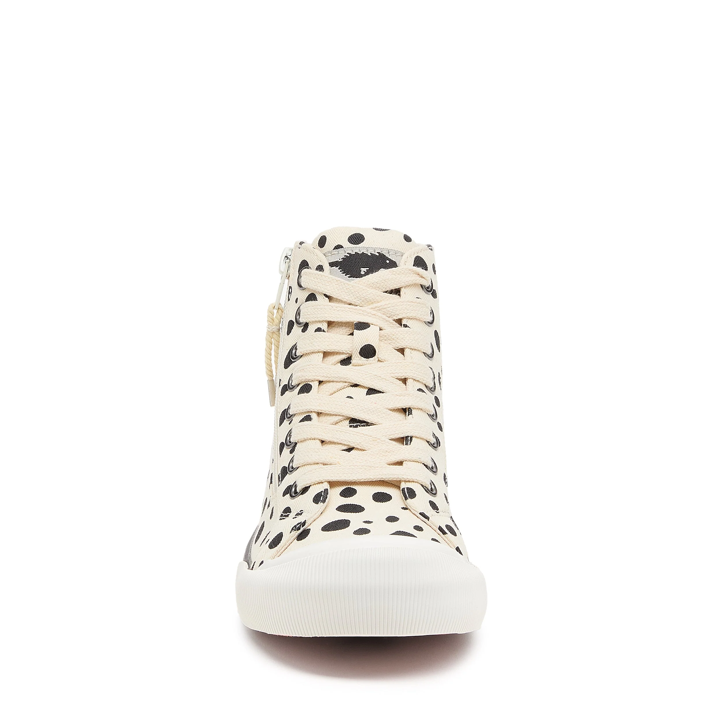 Jazzin Off White Spotty High-top Sneakers - Image 6