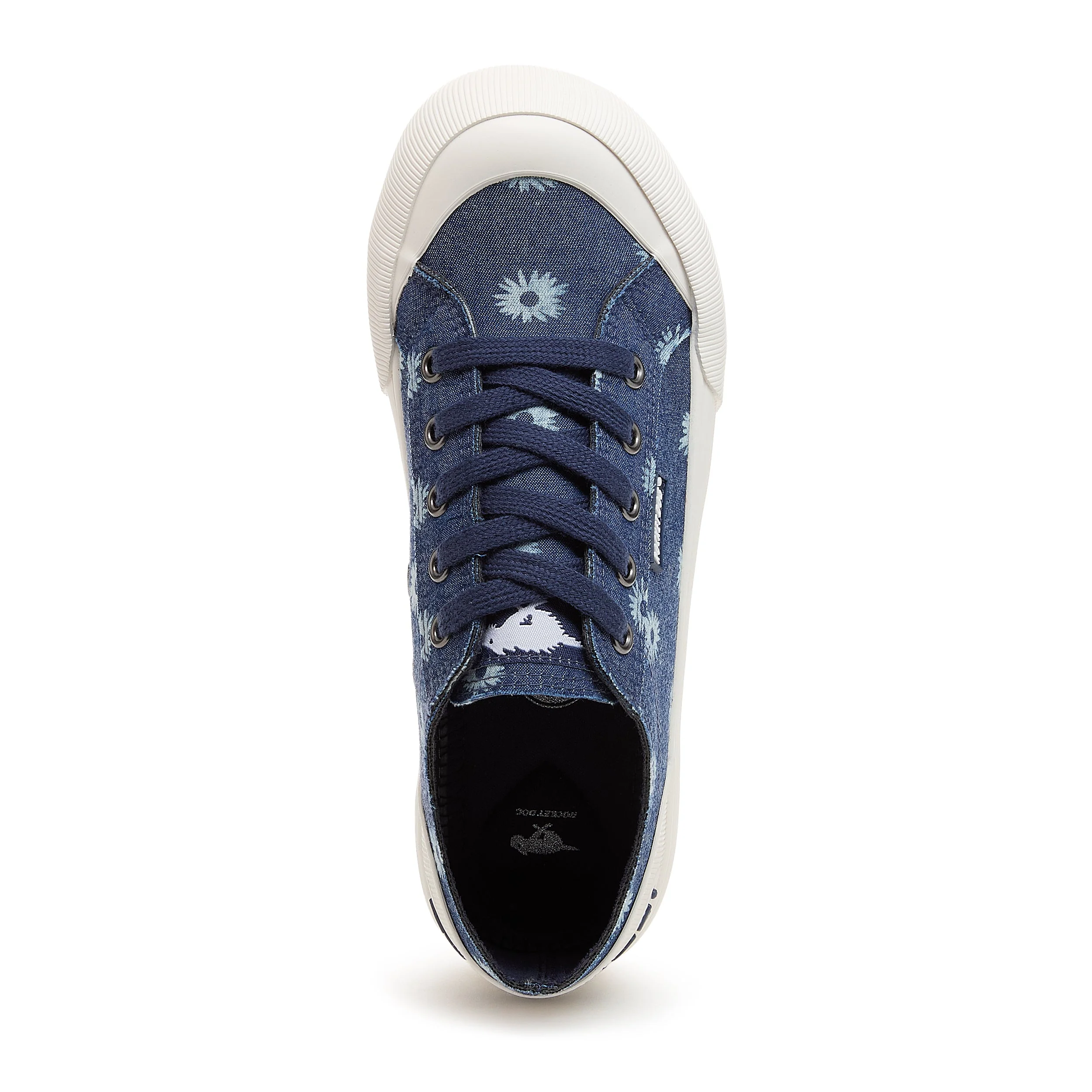 Jazzin Plus Denim Blue Floral Print sneakers - Image 7