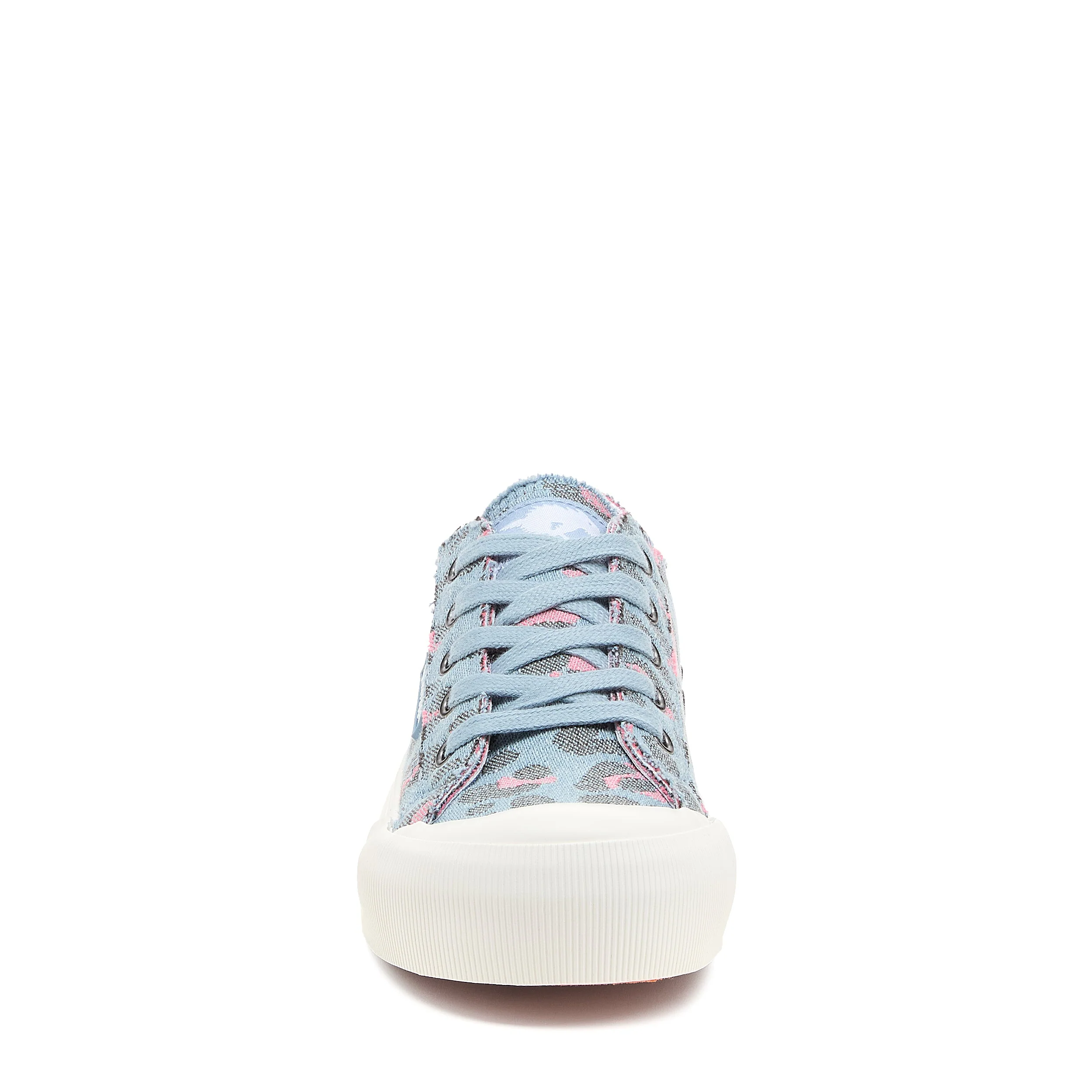 Jazzin Plus Light Blue Leopard Print sneakers - Image 6