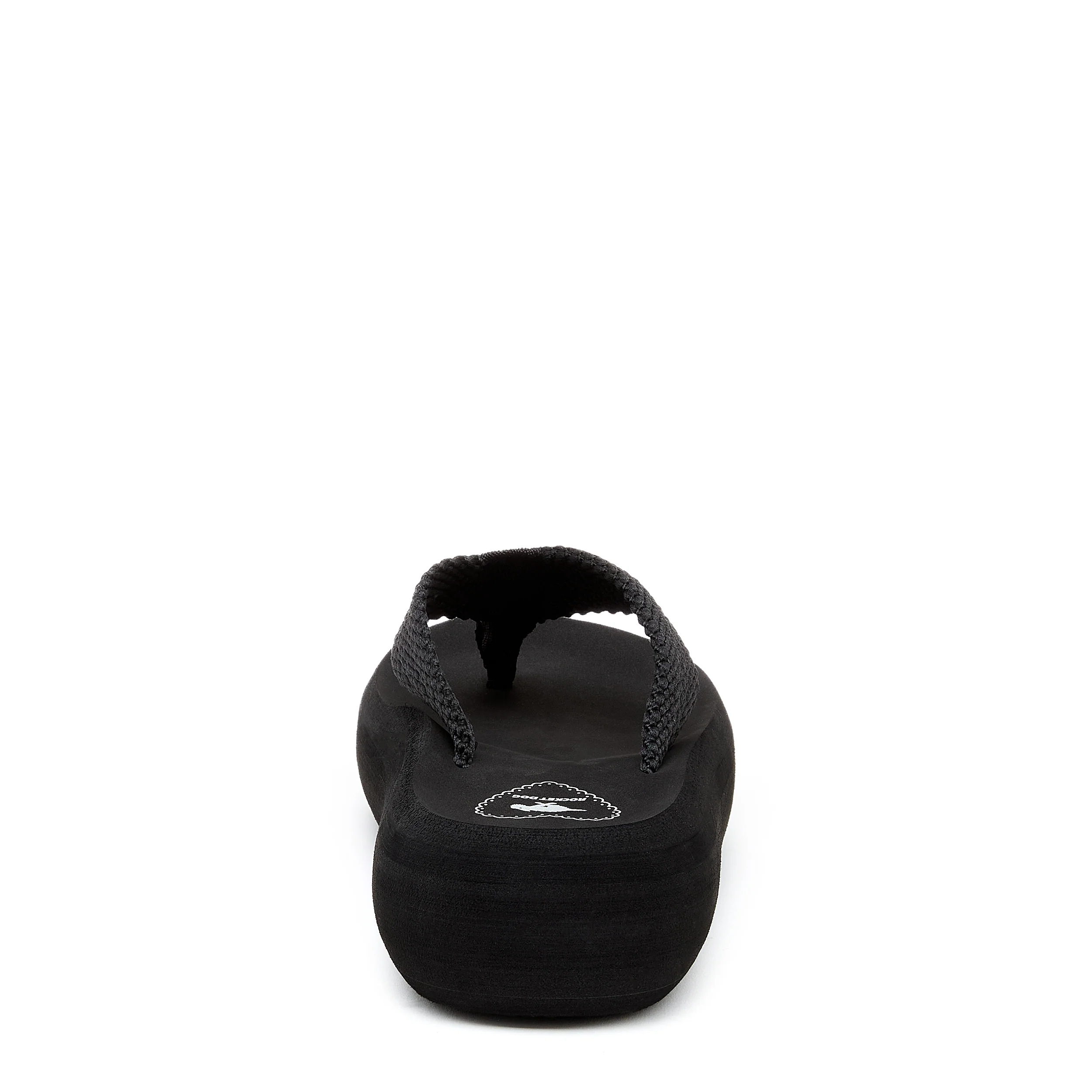 Sandy Black Webbing Platform Flip Flop - Image 6