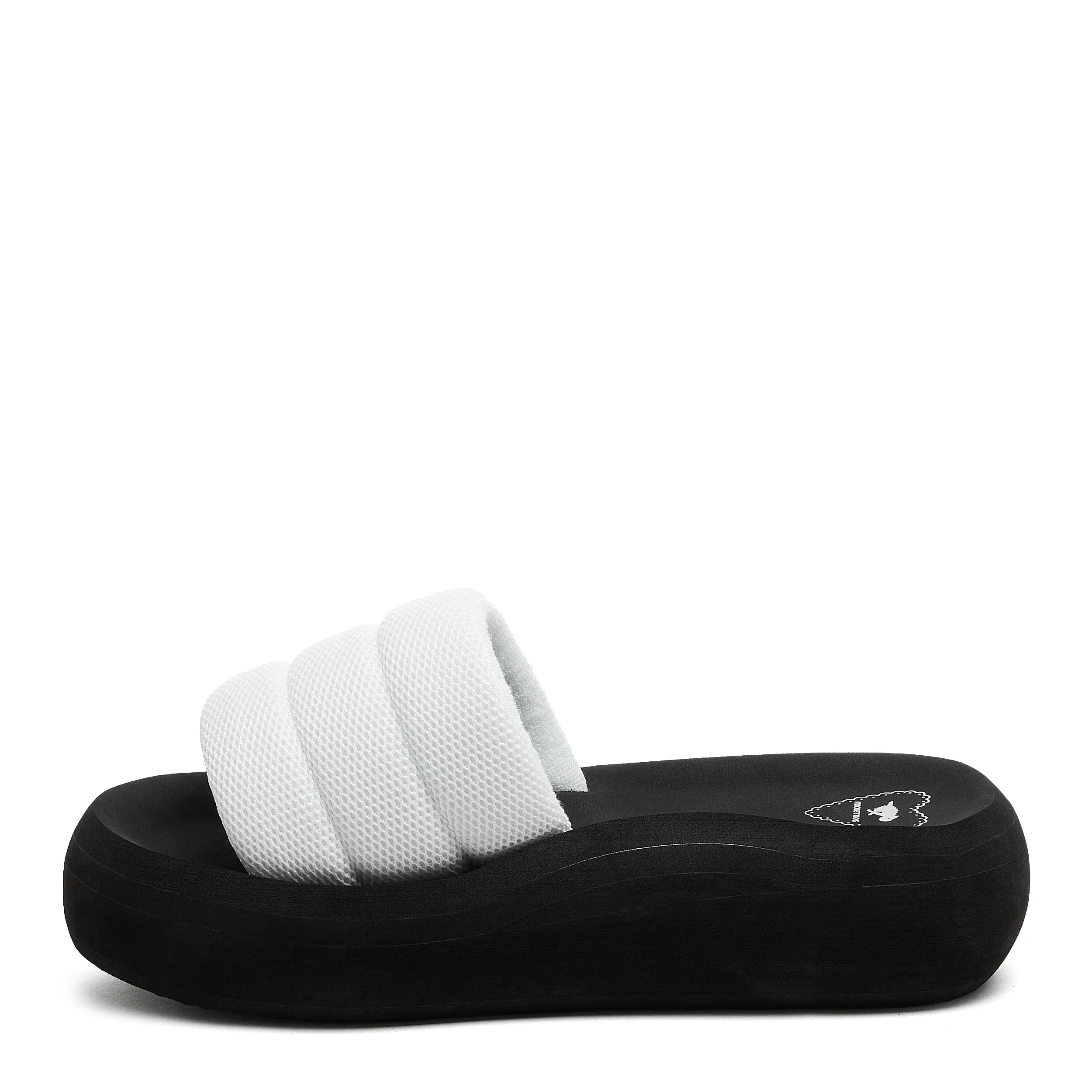 Splash White Slide Sandal - Image 3