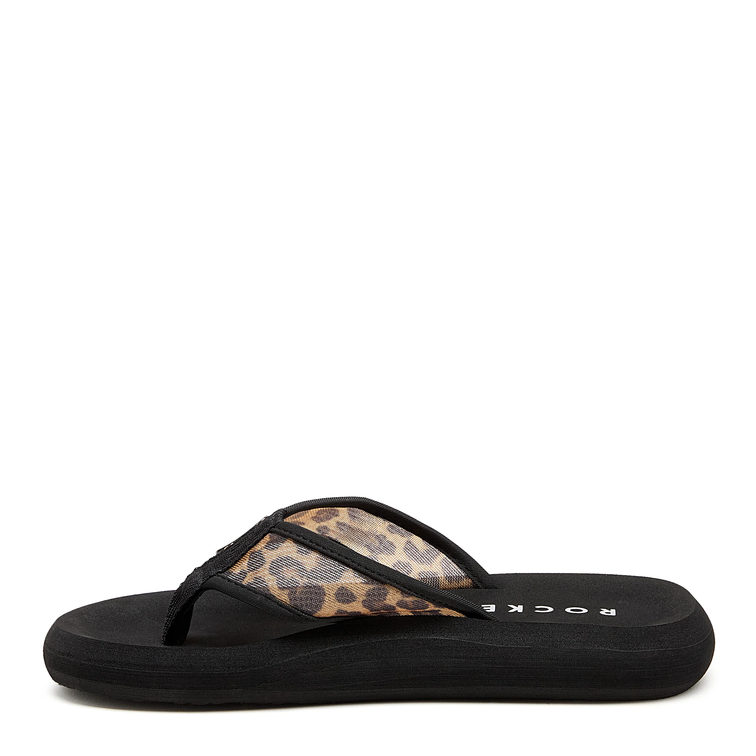 Spotlight Leopard Mesh Flip Flops - Image 3