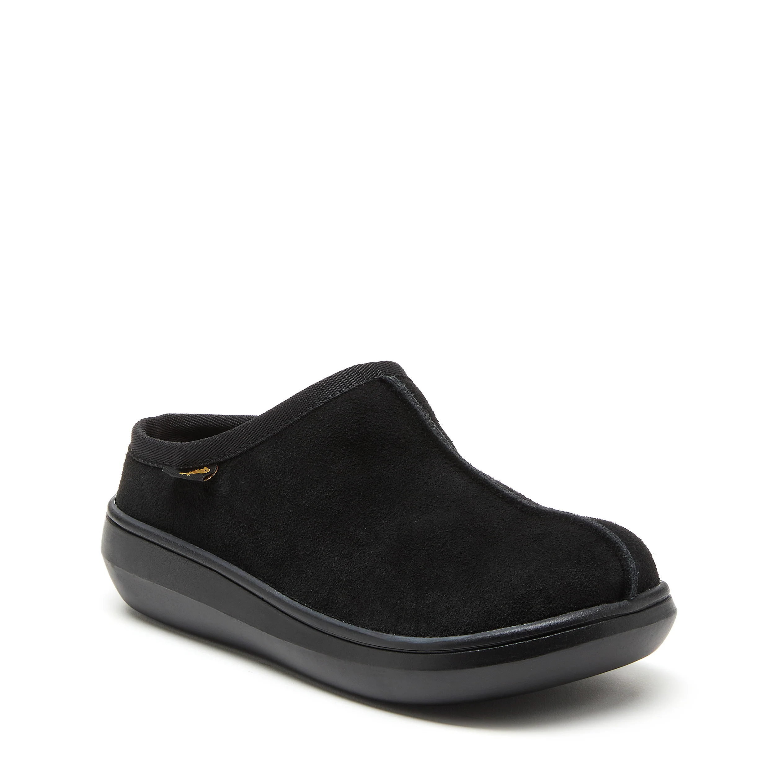 Sugar Glide Black Suede Slipper - Image 3