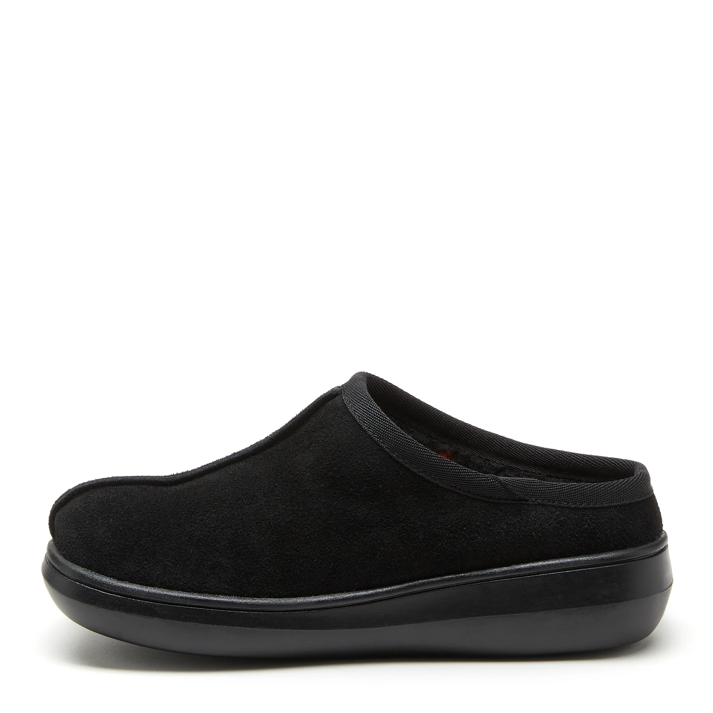 Sugar Glide Black Suede Slipper - Image 4