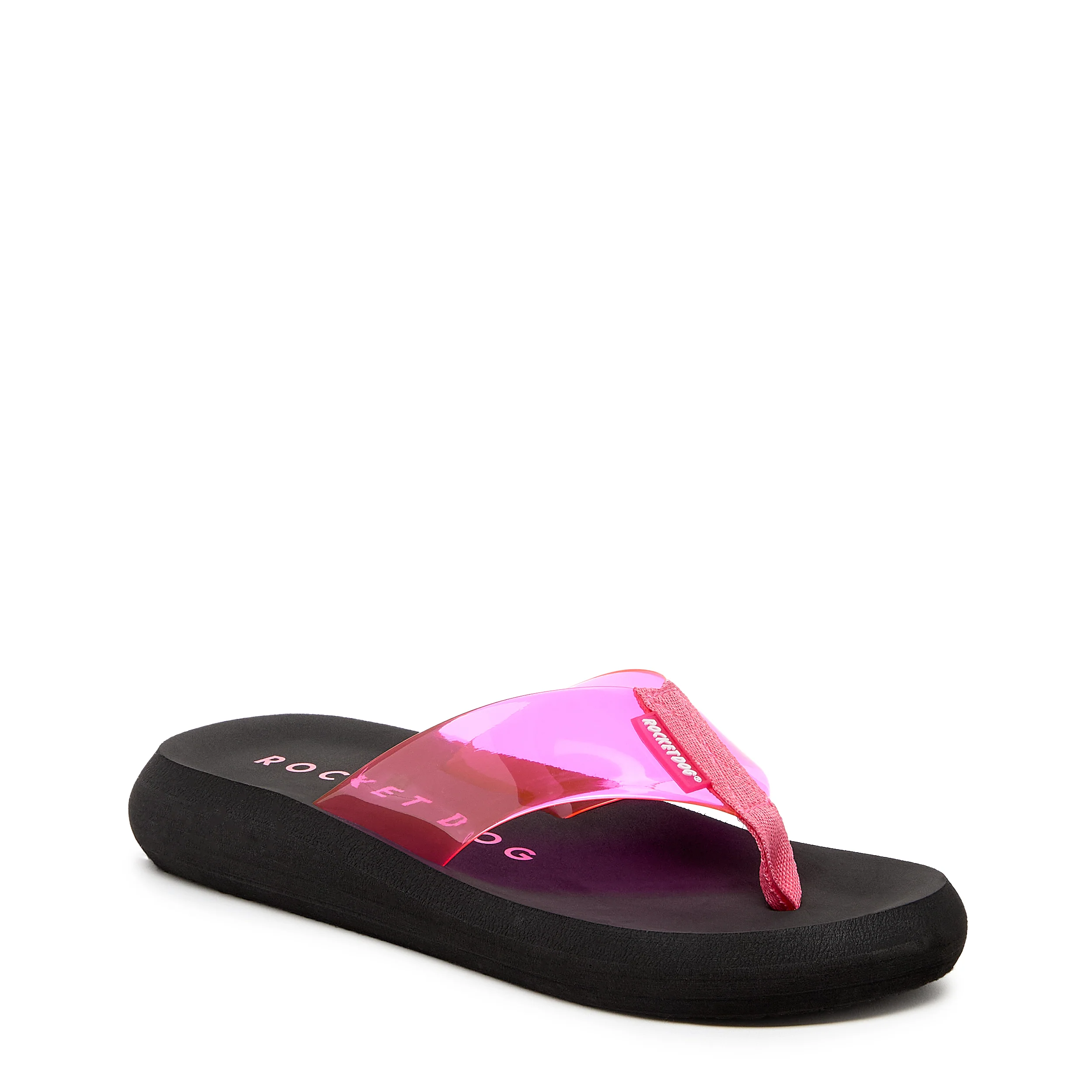 Sunset Pink Clear Flip Flop - Image 2
