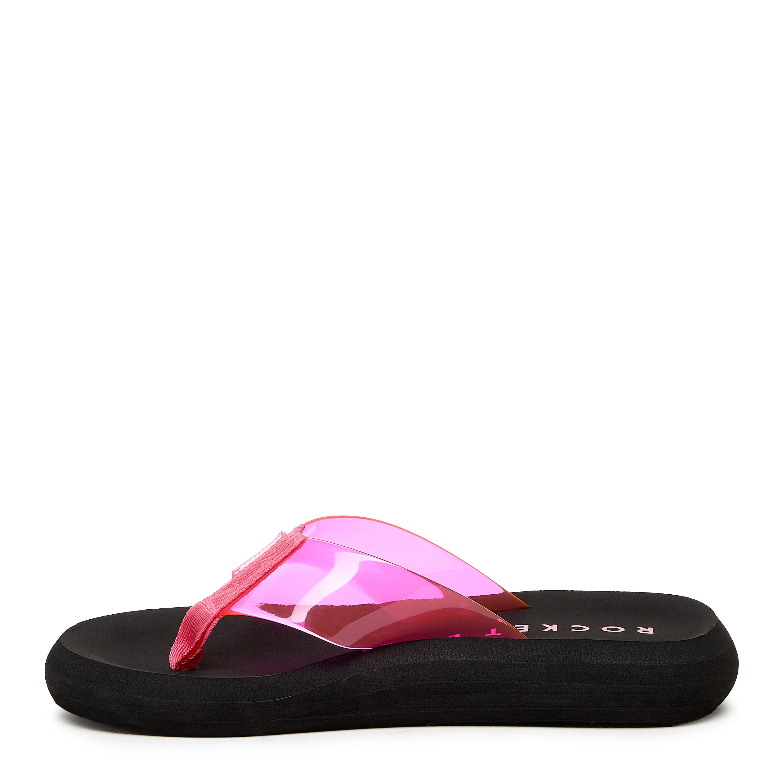 Sunset Pink Clear Flip Flop - Image 3