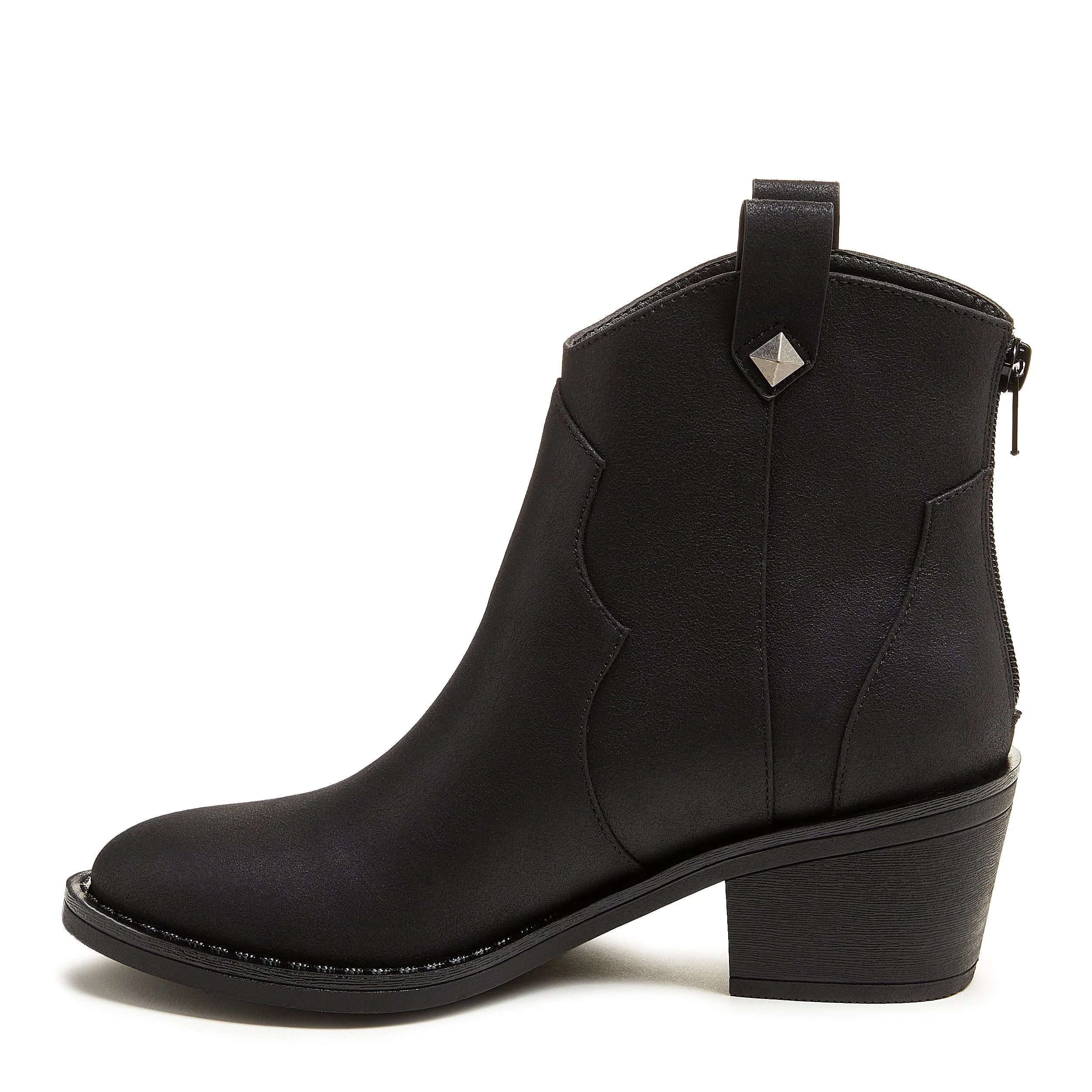 Yolanda Black Western Bootie - Image 3